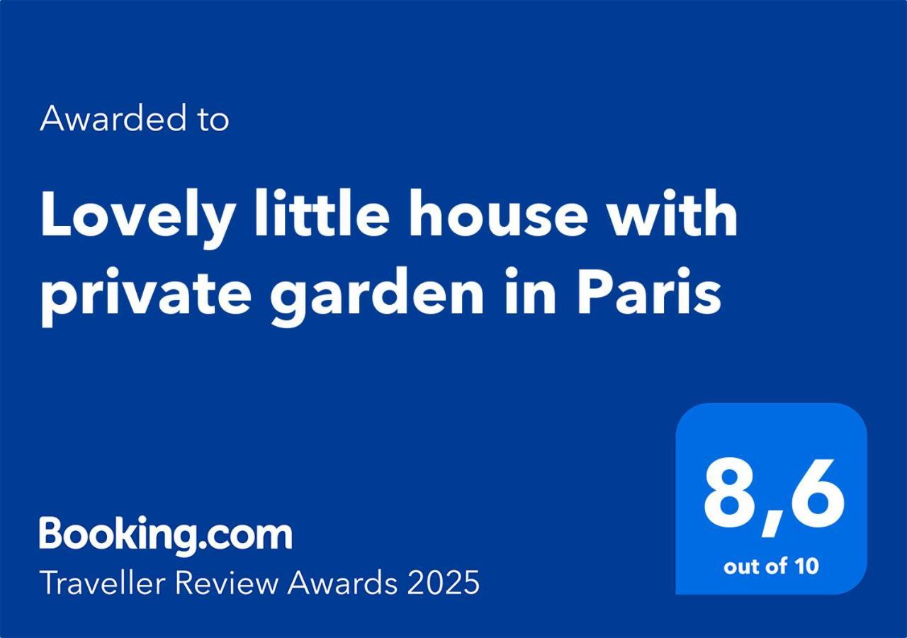 Lovely Little House With Private Garden In Paris Ivry-sur-Seine Dış mekan fotoğraf
